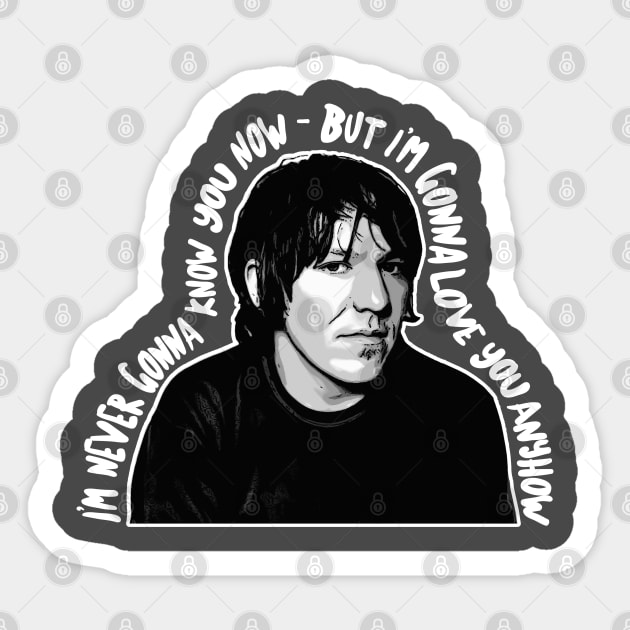 Elliott Smith Waltz #2 <3 Tribute Art Sticker by DankFutura